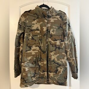 Love Tree Small Camo Cargo Jacket